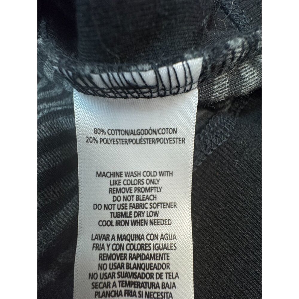 Womans Calvin Klein Sweater top Stripped Zip Front Large - Picture 6 of 6